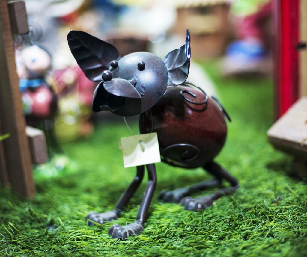 Декоративная садовая фигурка "Мышка" от компании Интернет-магазин VPROK_kz - фото 1
