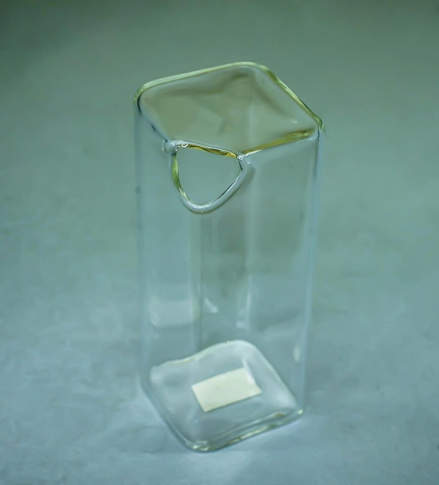 Декоративная ваза "Квадратная" (стекло) от компании Интернет-магазин VPROK_kz - фото 1