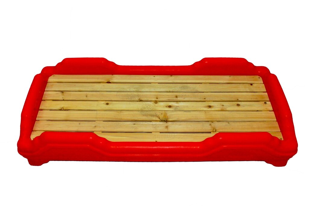 Детская мобильная кроватка, красная от компании Интернет-магазин VPROK_kz - фото 1