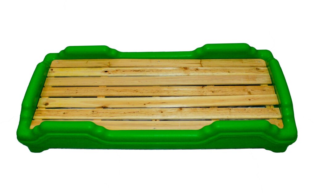 Детская мобильная кроватка, зеленая от компании Интернет-магазин VPROK_kz - фото 1