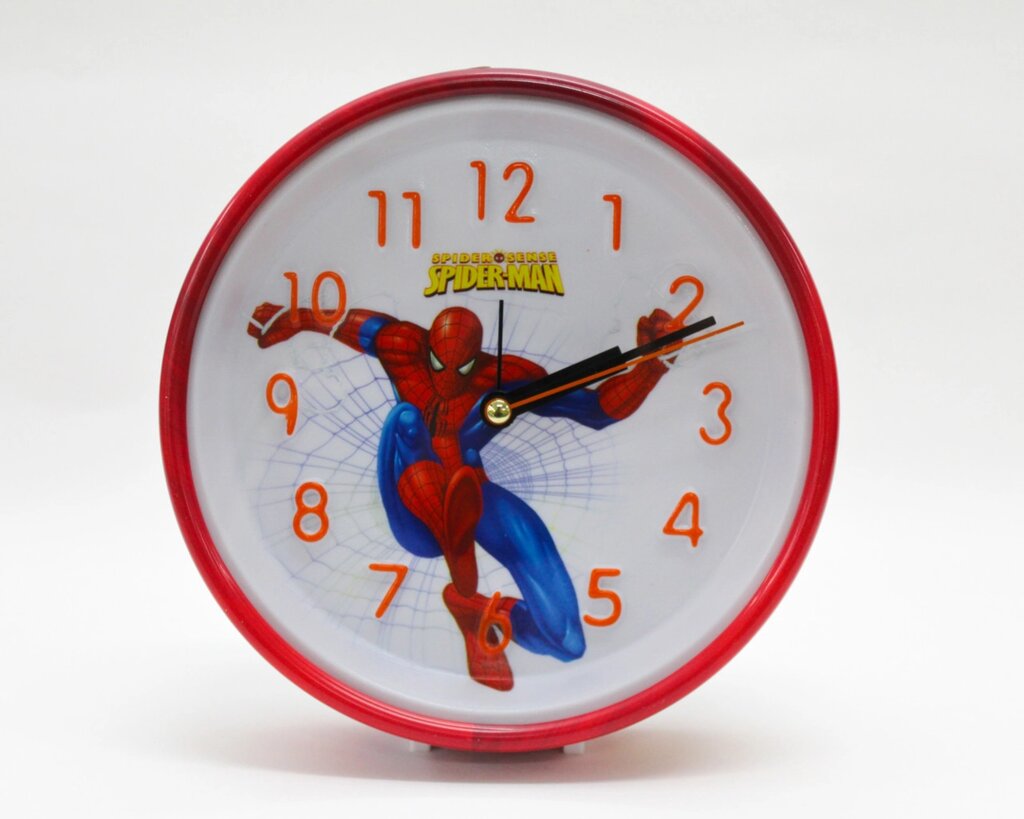 Детские часы "Человек паук", 15 см от компании Интернет-магазин VPROK_kz - фото 1