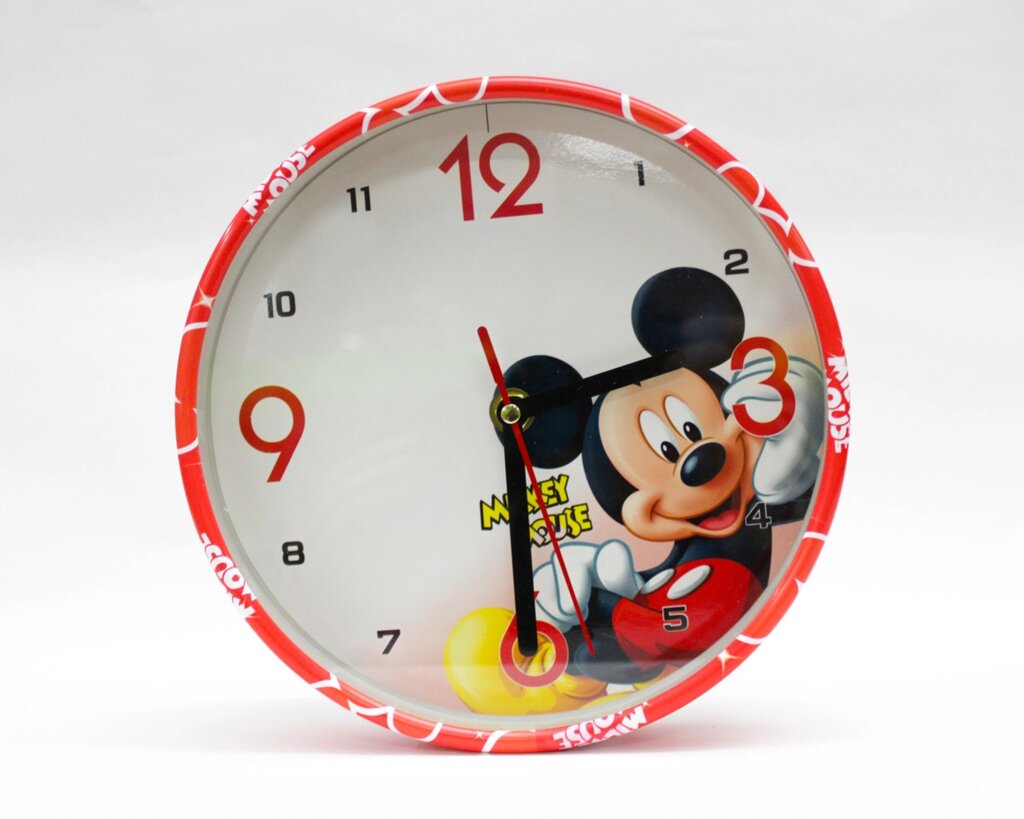 Детские часы "Мики маус", 15 см от компании Интернет-магазин VPROK_kz - фото 1
