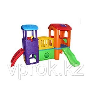 Детский игровой комплекс 2 в 1: горка + качели, 160*120*150 см от компании Интернет-магазин VPROK_kz - фото 1