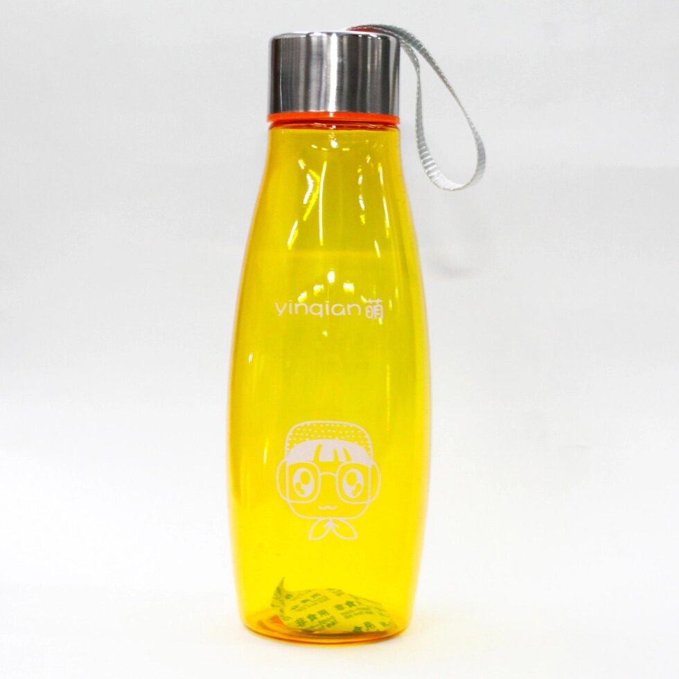Эко бутылка для воды, 0,5 л, оранжевая от компании Интернет-магазин VPROK_kz - фото 1