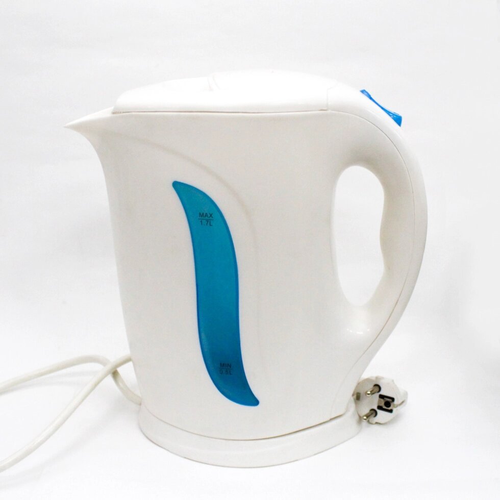 Электрический чайник, белый, 1,7 л. от компании Интернет-магазин VPROK_kz - фото 1