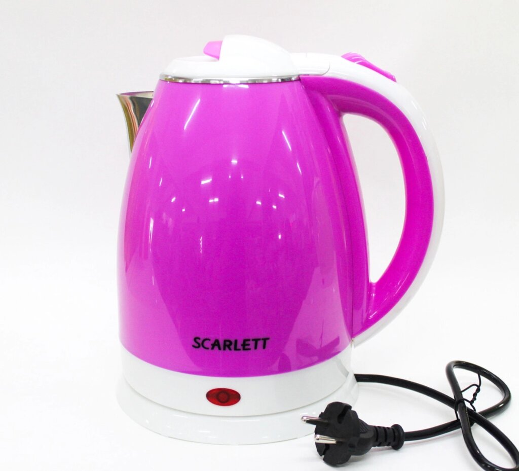 Электрический чайник SCARLETT SC-2020, фиолетовый, 2 л. от компании Интернет-магазин VPROK_kz - фото 1