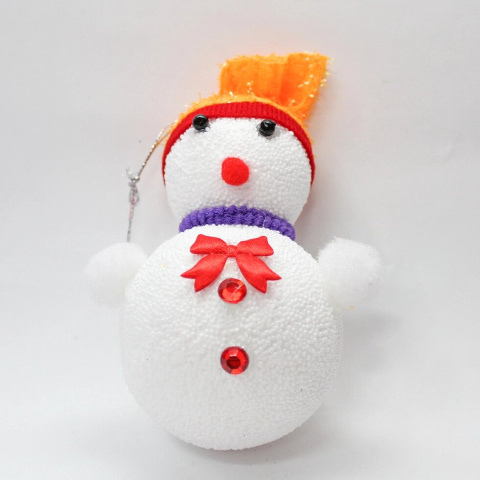 Ёлочная игрушка, снеговик от компании Интернет-магазин VPROK_kz - фото 1