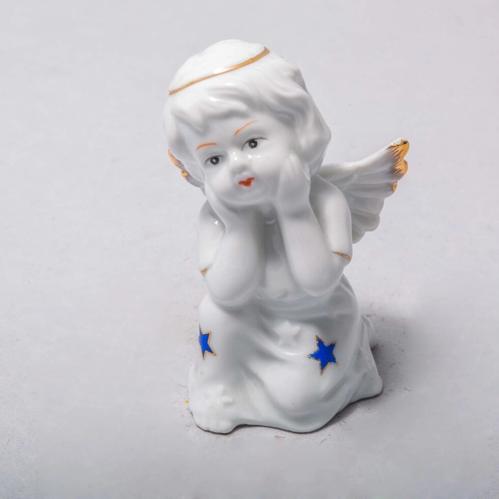Фарфоровая статуэтка "Ангел" (9см) от компании Интернет-магазин VPROK_kz - фото 1