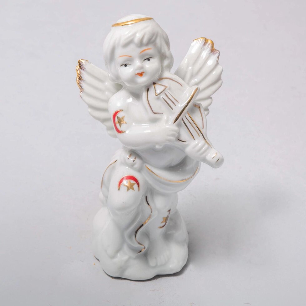 Фарфоровая статуэтка "Ангел со скрипкой" (7см) от компании Интернет-магазин VPROK_kz - фото 1