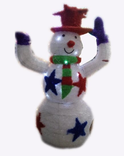 Фигура световая "Снеговик" 135*60 см от компании Интернет-магазин VPROK_kz - фото 1