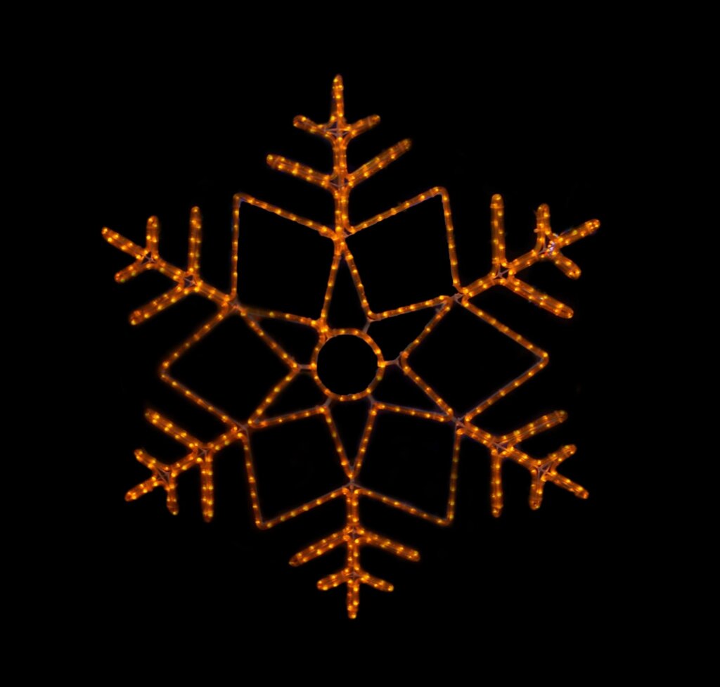 Фигура световая "Снежинка" (высота 120 см) ##от компании## Интернет-магазин VPROK_kz - ##фото## 1