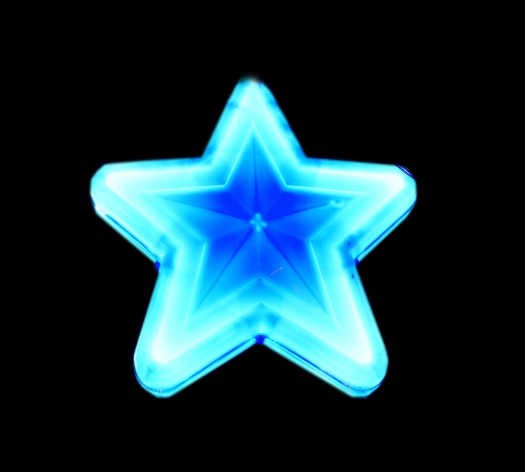 Фигура световая "Звезда-хамелеон" (высота 30 см) от компании Интернет-магазин VPROK_kz - фото 1
