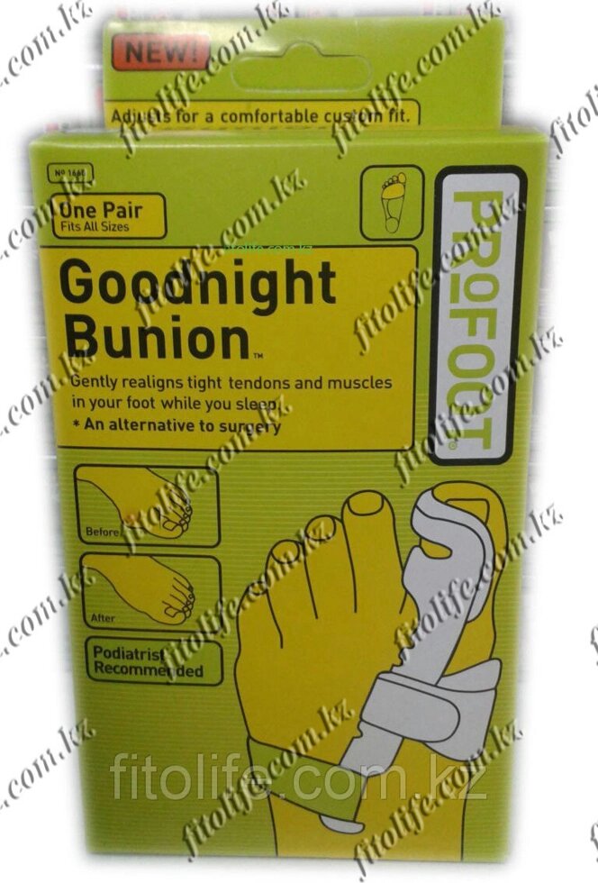 Фиксатор большого пальца Goodnight Bunion от компании Интернет-магазин VPROK_kz - фото 1
