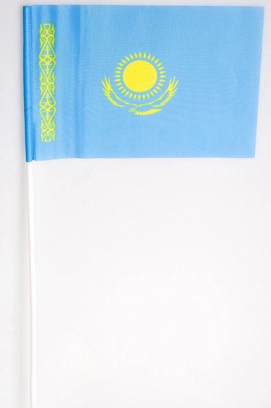 Флажок сувенирный "Казахстан" 29*19 см от компании Интернет-магазин VPROK_kz - фото 1