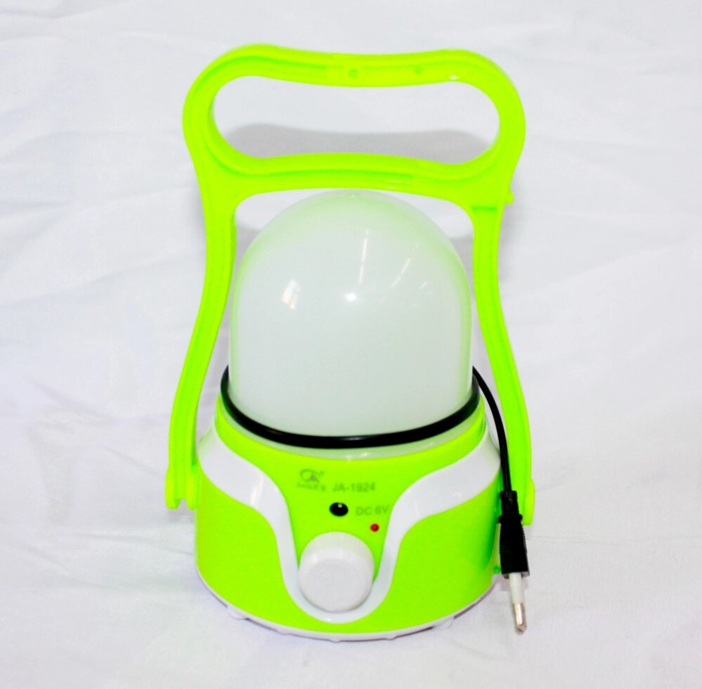 Фонарь кемпинговый аккумуляторный, зеленый от компании Интернет-магазин VPROK_kz - фото 1