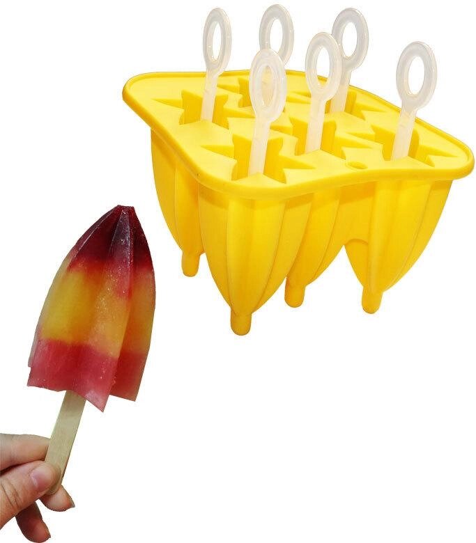 Форма силиконовая для мороженного или фруктового льда, Звёздочка от компании Интернет-магазин VPROK_kz - фото 1