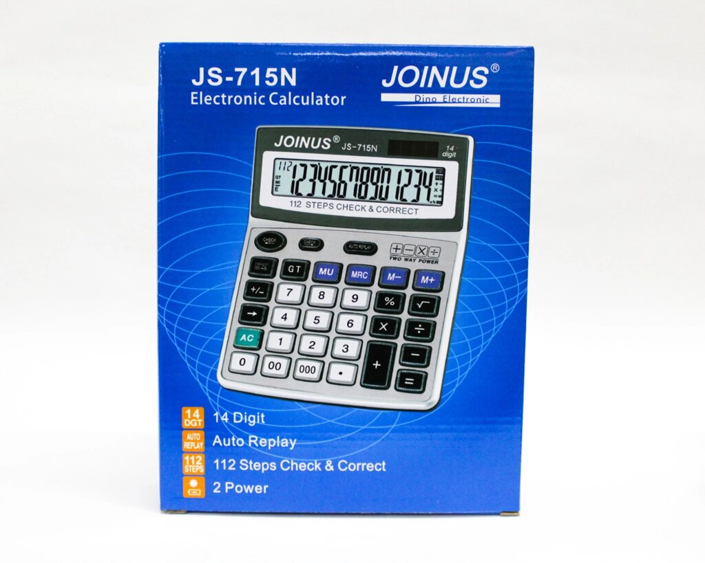 Калькулятор настольный JS-715N от компании Интернет-магазин VPROK_kz - фото 1