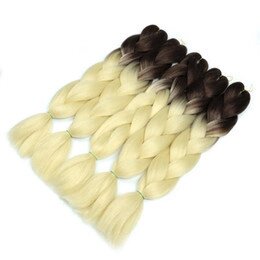 Канекалон коричневый - светло русый 65 см, косы для плетения от компании Интернет-магазин VPROK_kz - фото 1