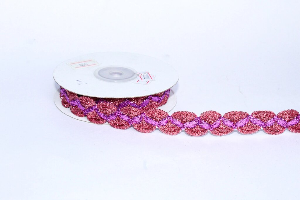 Клеевая лента  с тканевой фактурой, фиолетовая, 2 см от компании Интернет-магазин VPROK_kz - фото 1
