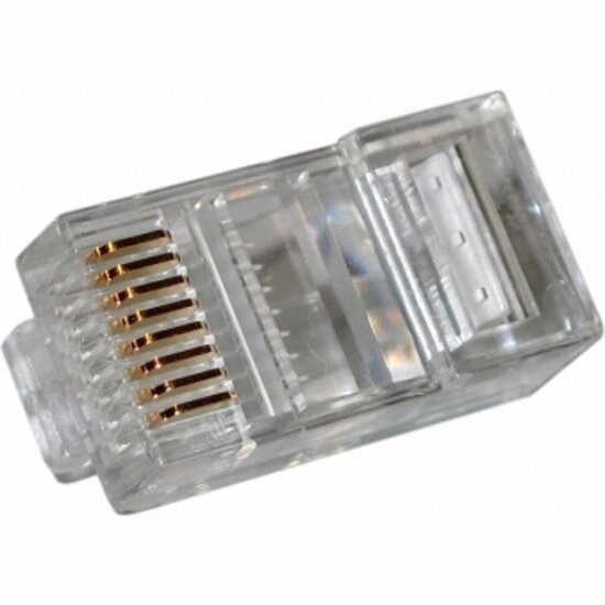 Коннектор "Connector 5e UTP AMP NETconnet RJ-45  кор-100шт" от компании Интернет-магазин VPROK_kz - фото 1
