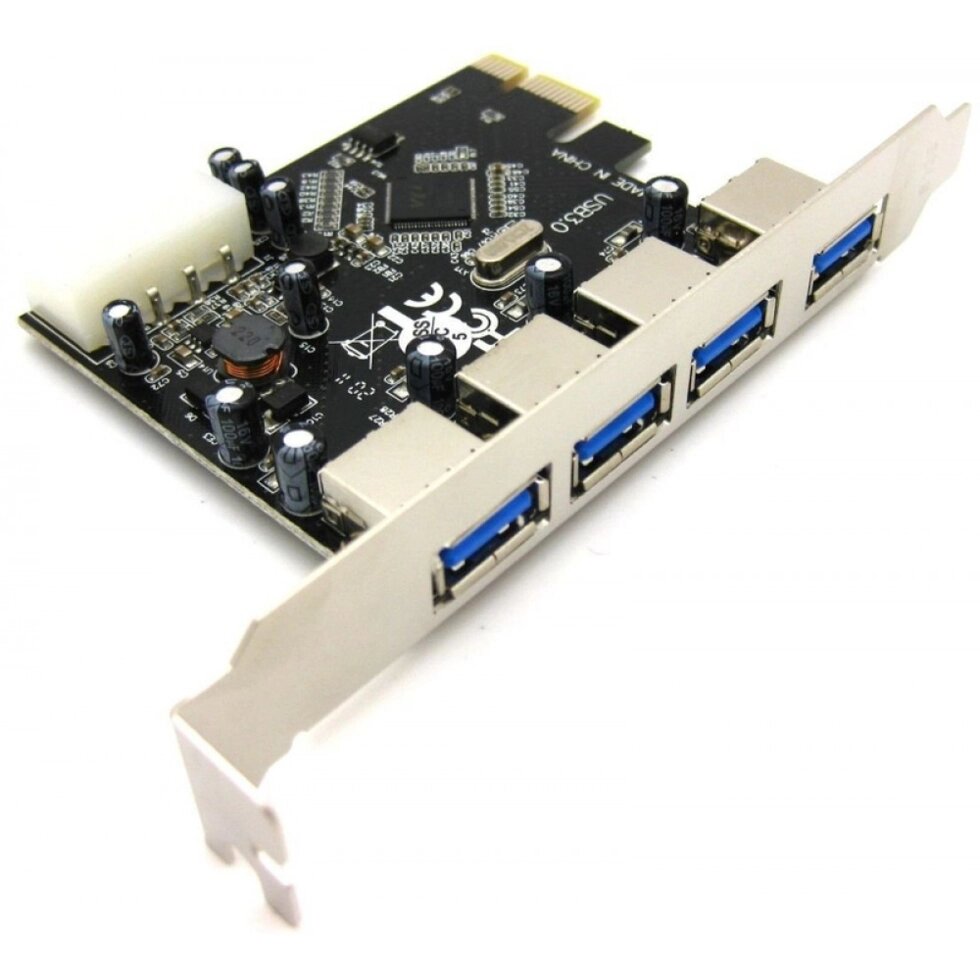 Контроллер "PCIe Controller  USB 3.0   4 Port  кор-100шт" от компании Интернет-магазин VPROK_kz - фото 1