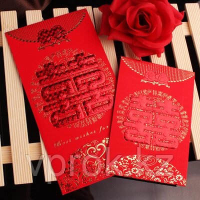 Конверт свадебный традиционный китайский от компании Интернет-магазин VPROK_kz - фото 1