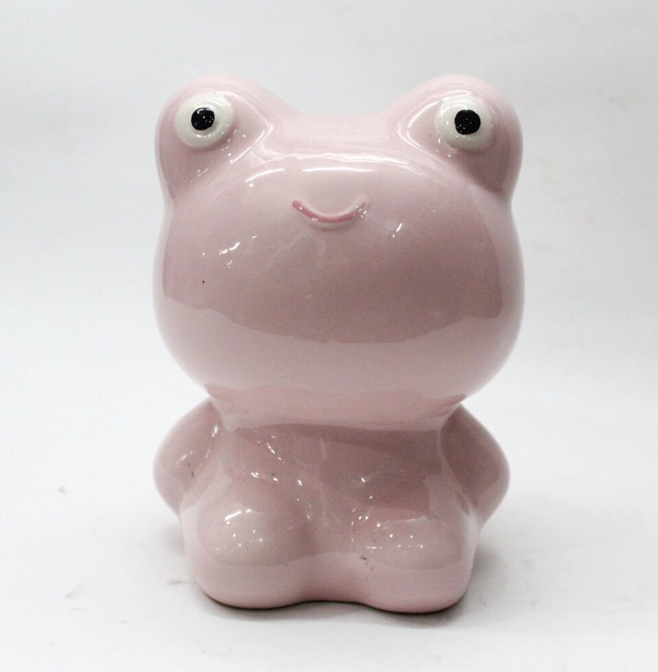 Копилка "Лягушка", розовая, 13*8 см от компании Интернет-магазин VPROK_kz - фото 1