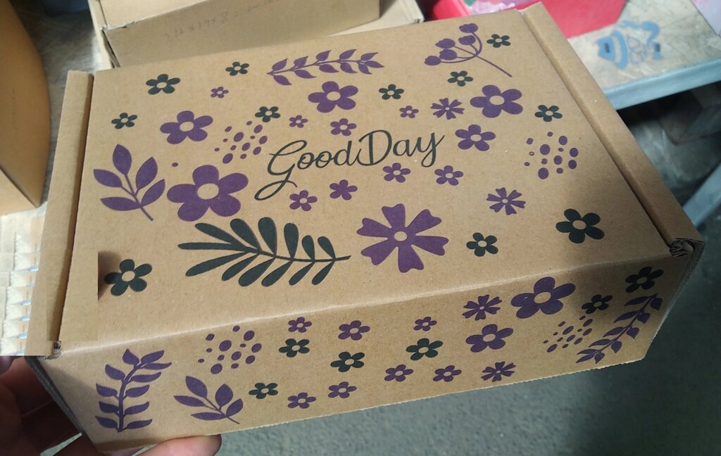 Коробка картонная самосборная Good Day 24x19x8 см от компании Интернет-магазин VPROK_kz - фото 1