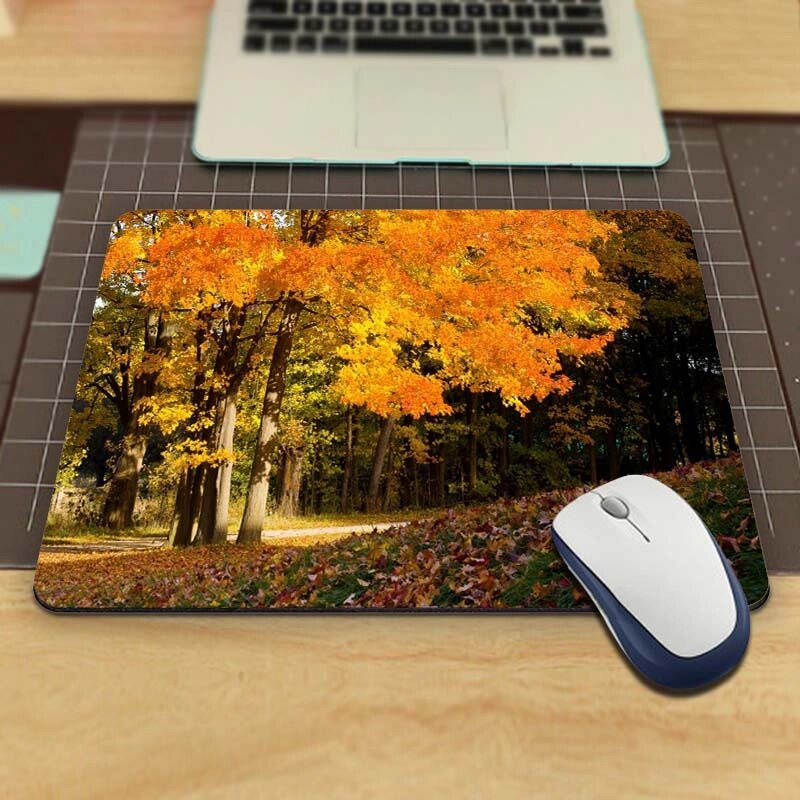 Коврик для мышки "Pad for Mouse  с изображением  "Осенний лес", Dimensions:300mm x 250mm x 3mm" от компании Интернет-магазин VPROK_kz - фото 1
