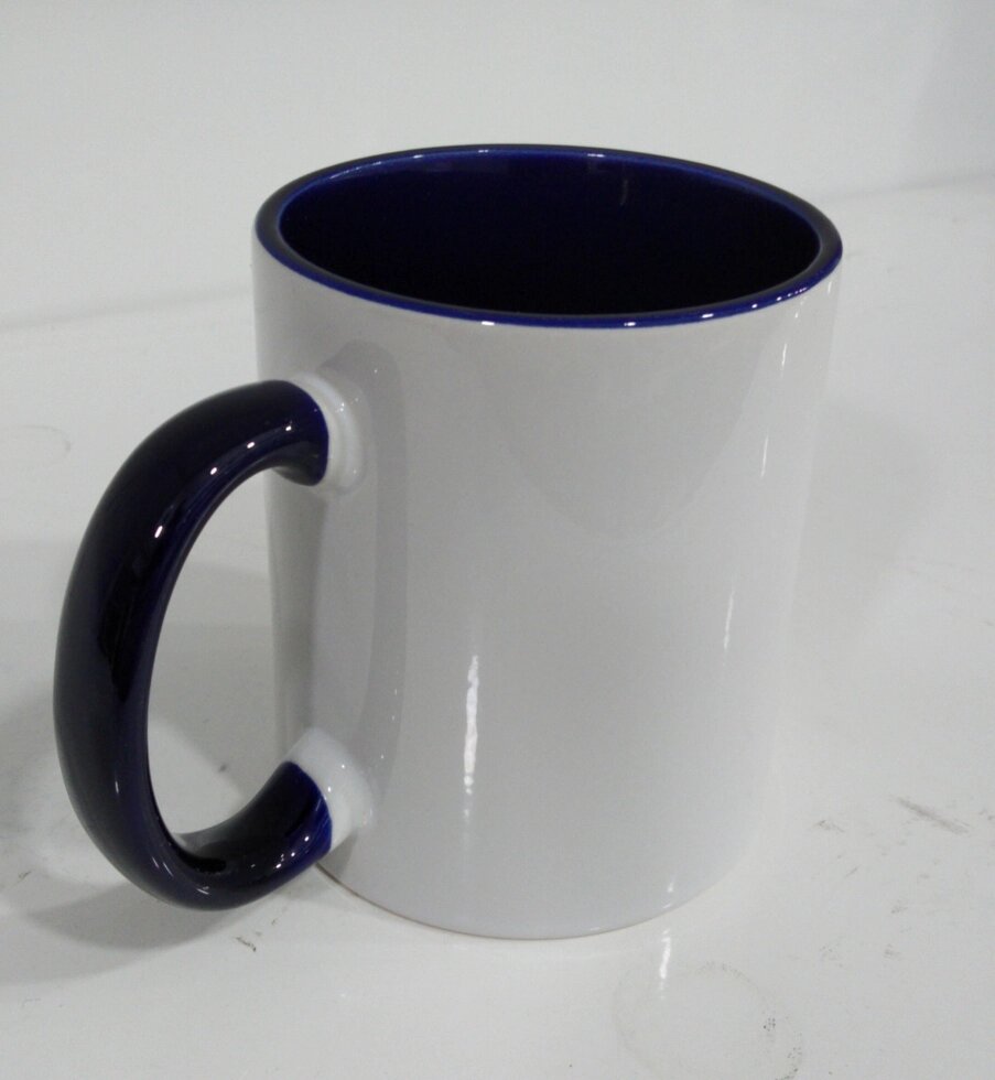 Кружка под сублимацию, бело-фиолетовый от компании Интернет-магазин VPROK_kz - фото 1