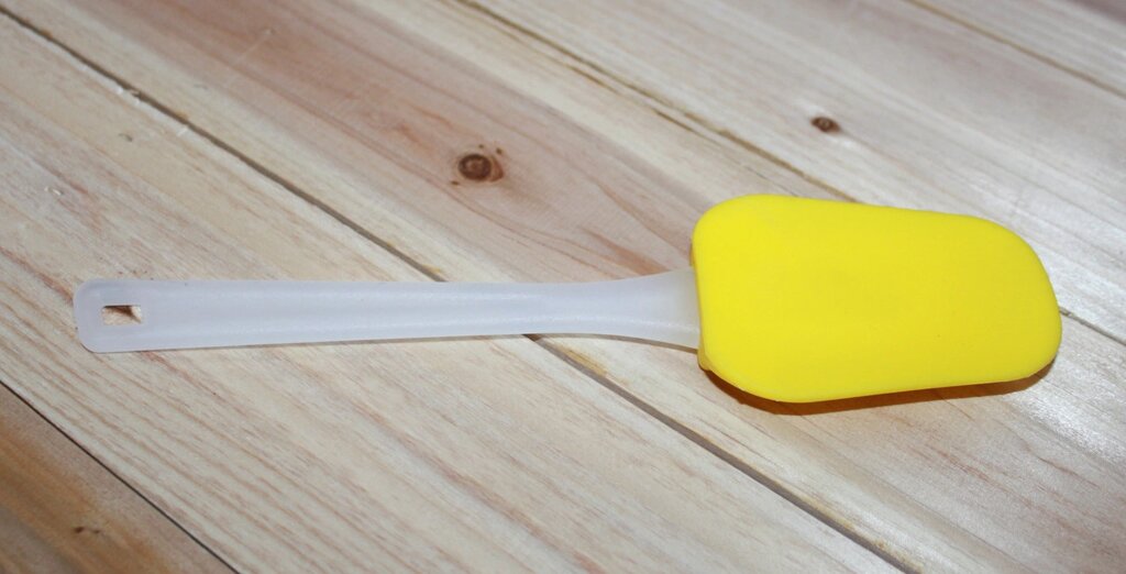 Кулинарная лопатка, гелевая, желтая, 200 мм от компании Интернет-магазин VPROK_kz - фото 1