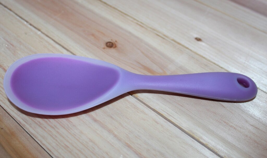 Кулинарная ложка, гелевая, фиолетовая, 200 мм от компании Интернет-магазин VPROK_kz - фото 1