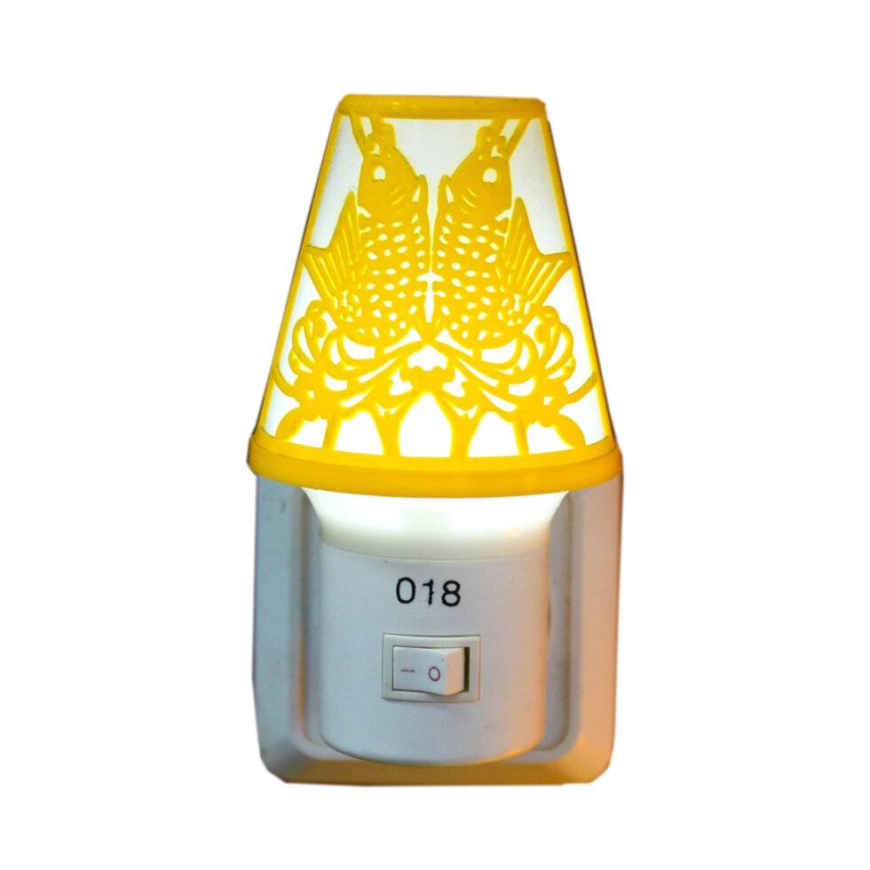 LED ночник в розетку "Лампа", желтый от компании Интернет-магазин VPROK_kz - фото 1