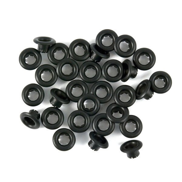 Люверсы, черные, 5,5 мм, 1000 шт. от компании Интернет-магазин VPROK_kz - фото 1