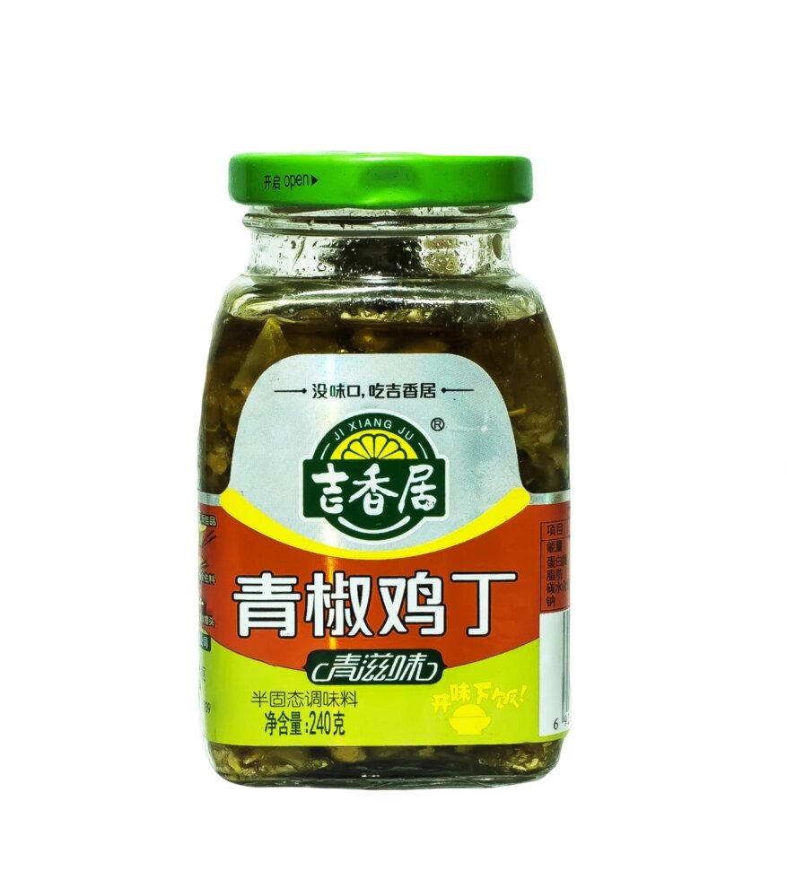 Маринованный перец зеленый Ji Xiang Ju, 240 г от компании Интернет-магазин VPROK_kz - фото 1