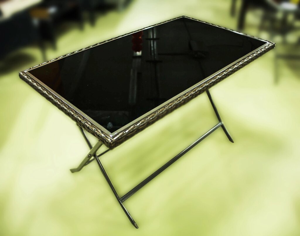 Металлический обеденный стол, 70х120х70см от компании Интернет-магазин VPROK_kz - фото 1