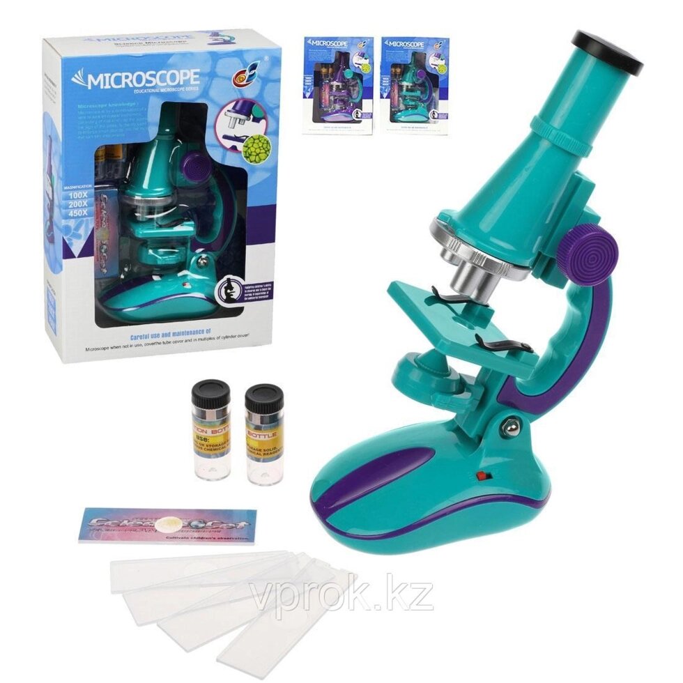 Микроскоп детский с аксессуарами Microscope x450 от компании Интернет-магазин VPROK_kz - фото 1