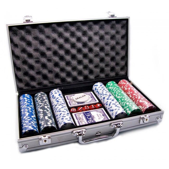Набор для покера POKER GAME SET, 300 фишек от компании Интернет-магазин VPROK_kz - фото 1