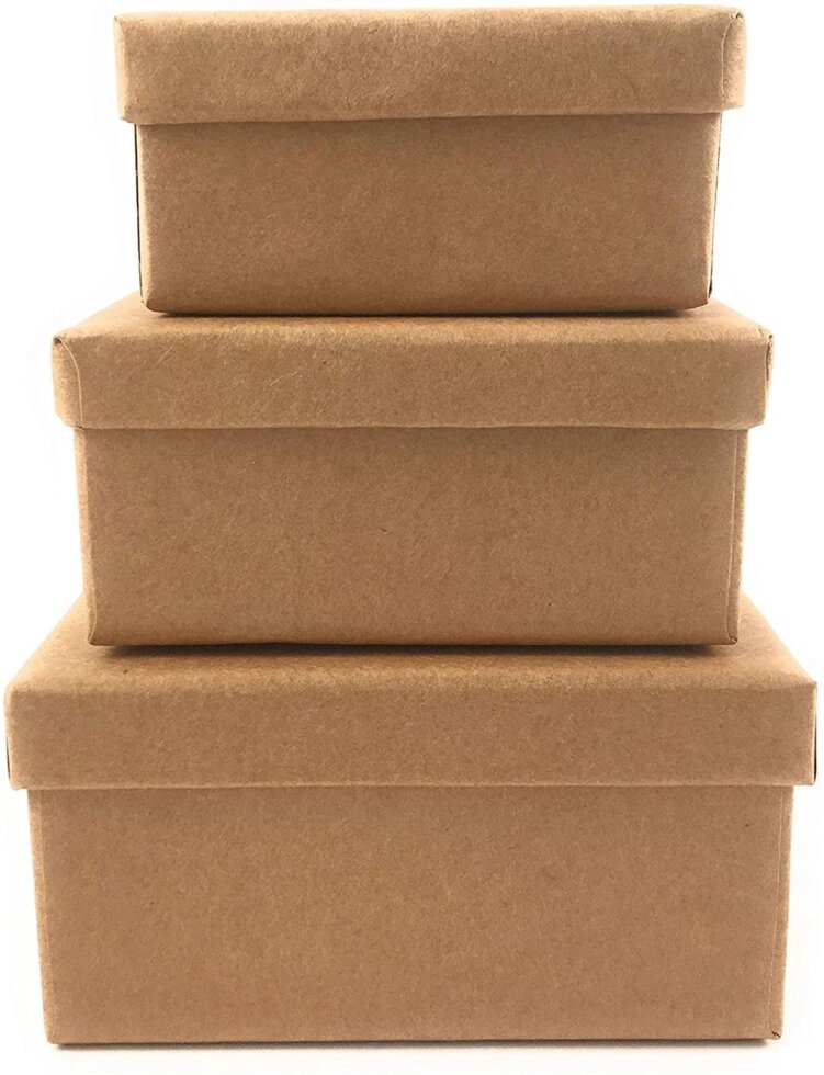 Набор коробок картонных (матрешка) 19x19x9,5,17x17x8,15x15x7 от компании Интернет-магазин VPROK_kz - фото 1