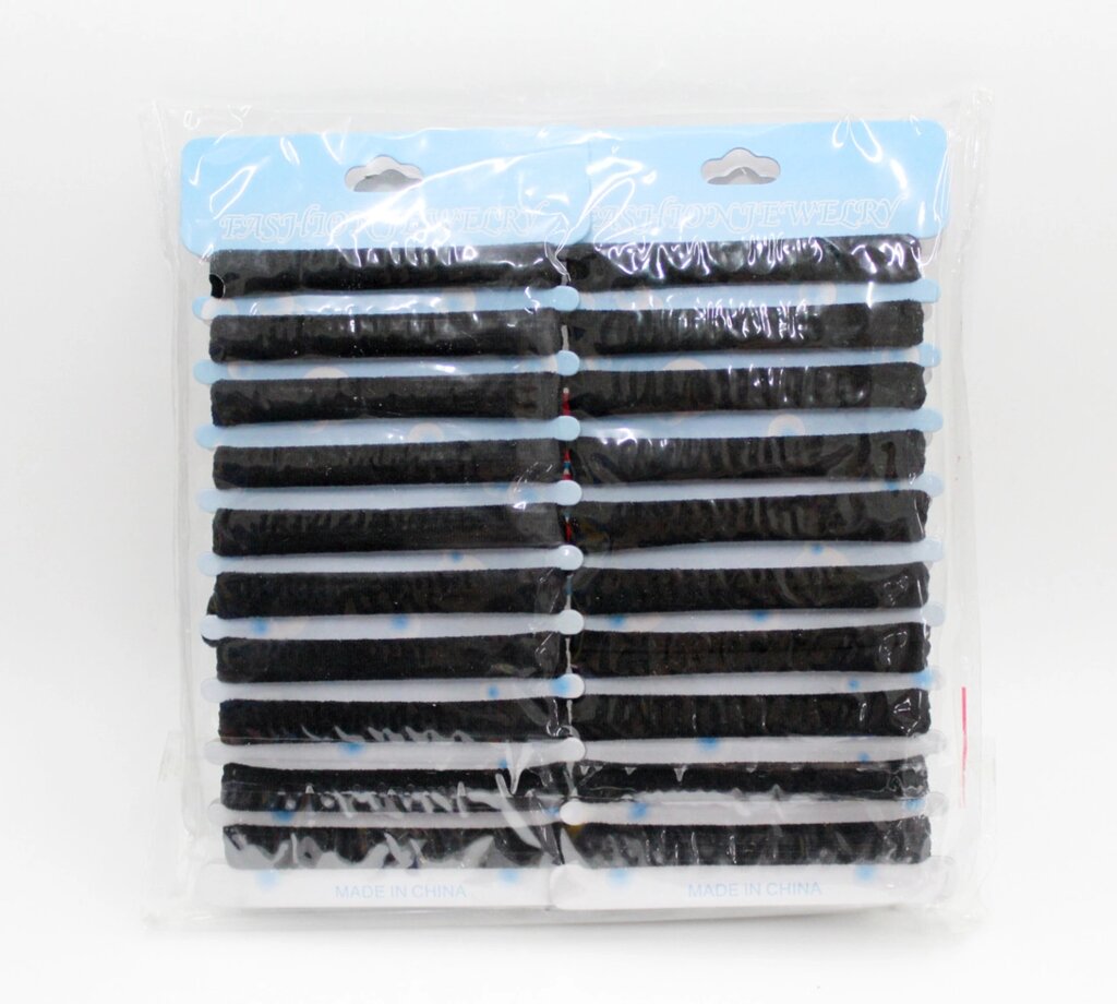 Набор резинок для волос, черные, 40 шт. от компании Интернет-магазин VPROK_kz - фото 1