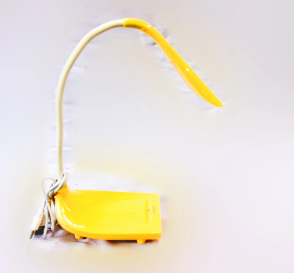 Настольная лампа, USB шнур, желтый от компании Интернет-магазин VPROK_kz - фото 1