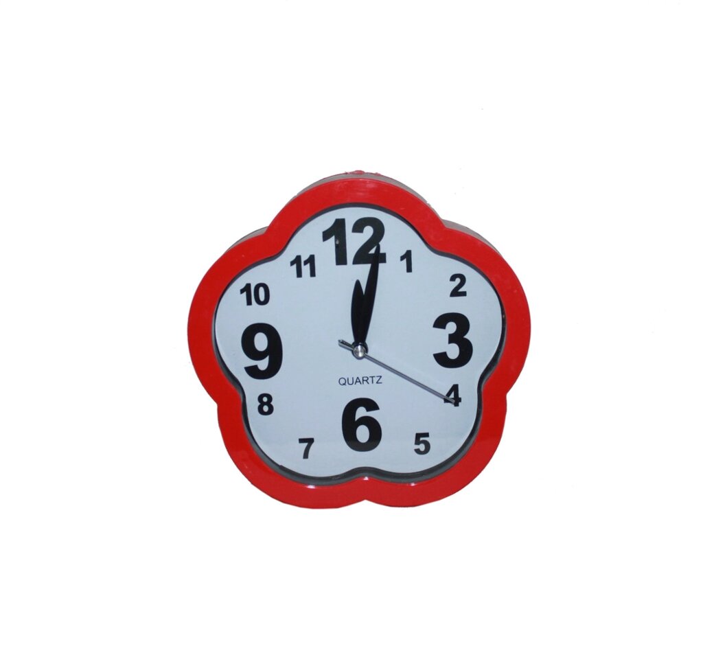 Настольные часы "Quartz", красные от компании Интернет-магазин VPROK_kz - фото 1