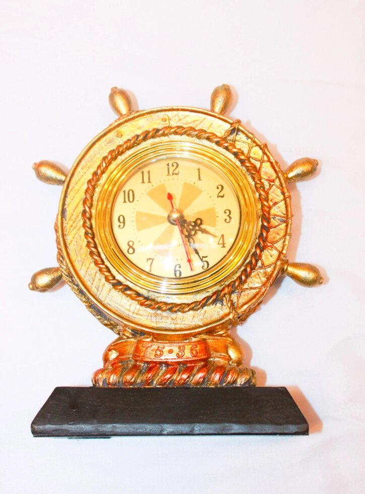 Настольные часы "Штурвал" от компании Интернет-магазин VPROK_kz - фото 1
