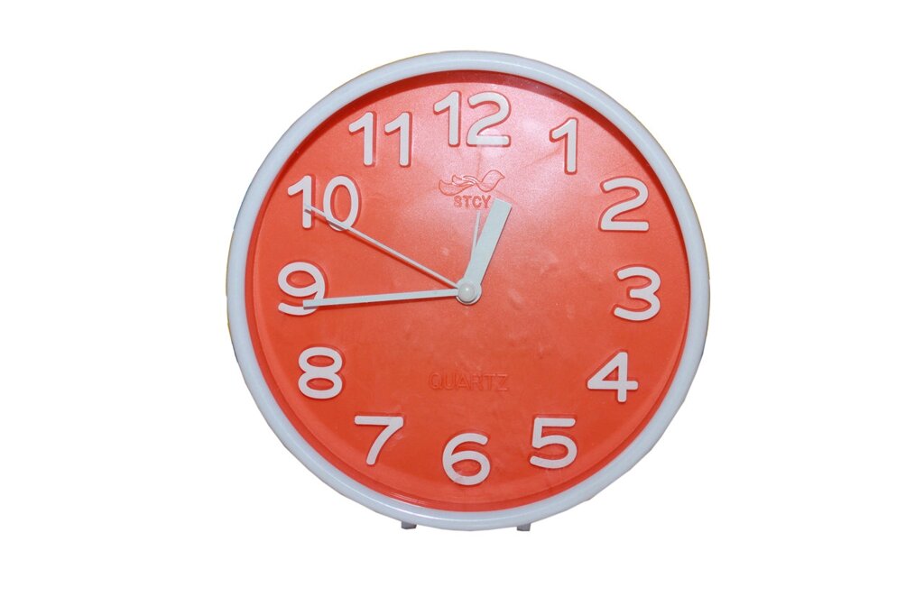 Настольные часы "STCY", оранжевые от компании Интернет-магазин VPROK_kz - фото 1