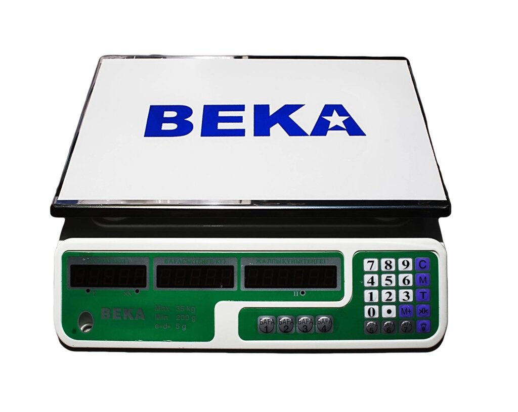Настольные торговые электронные весы "BEKA", 35 кг от компании Интернет-магазин VPROK_kz - фото 1