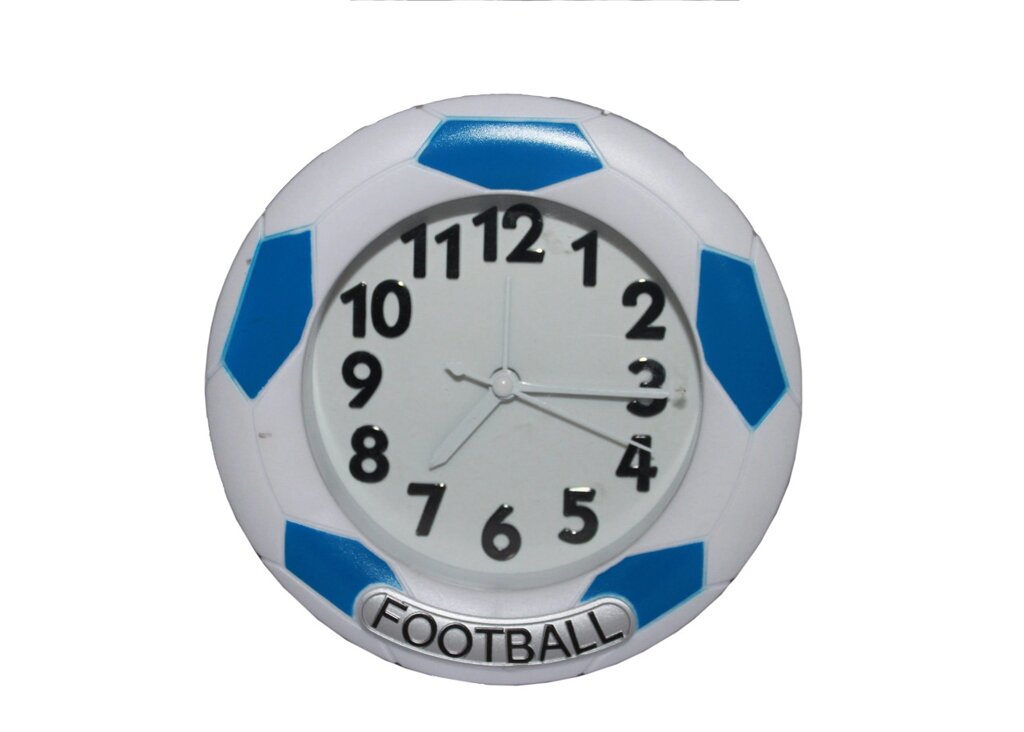 Настольный будильник "Футбол", белый от компании Интернет-магазин VPROK_kz - фото 1