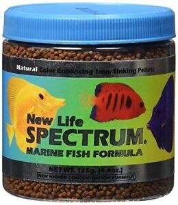 New Life Spectrum Marine Fish Formula 1mm Sinking Pellet Fish Food (Natural Color Enhancing) 125 гр от компании Интернет-магазин VPROK_kz - фото 1