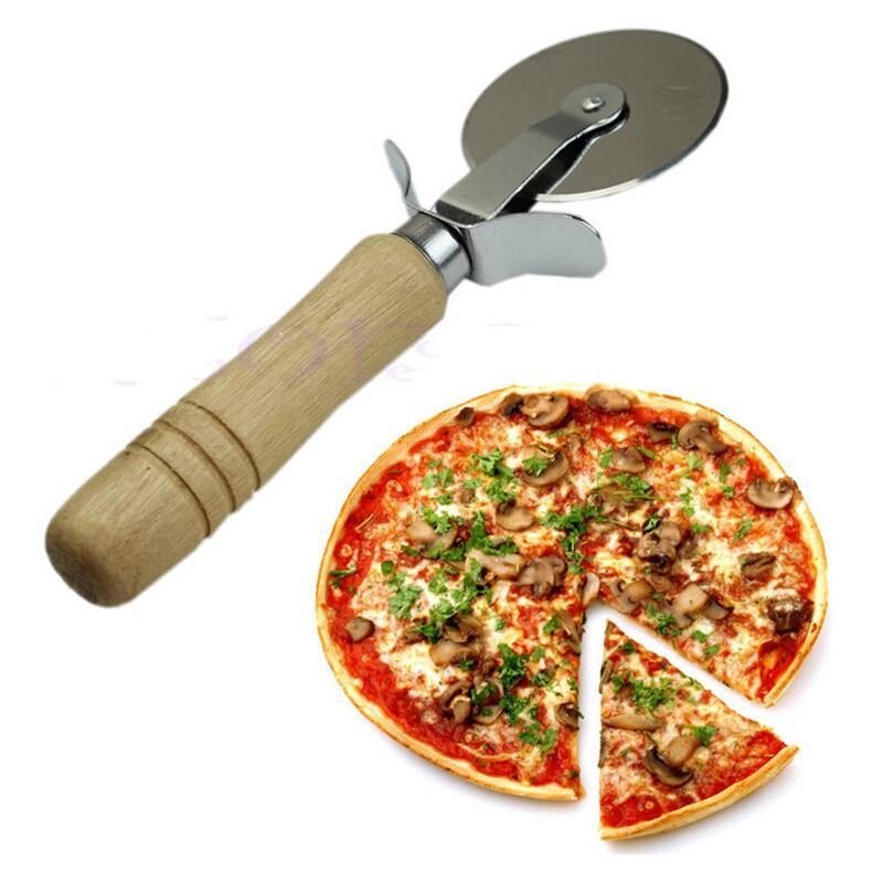 Нож для пиццы профессиональный (деревянная рукоятка) от компании Интернет-магазин VPROK_kz - фото 1