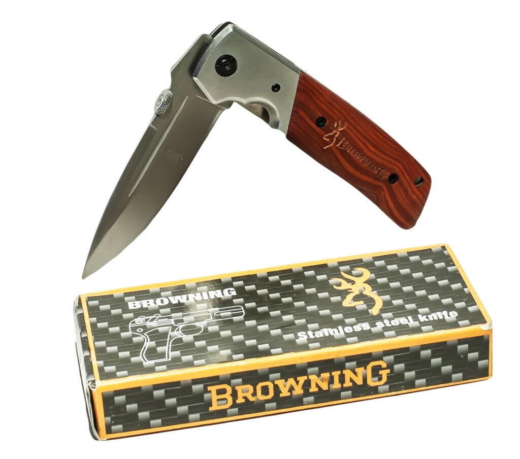 Нож складной Browning, 9-22 см от компании Интернет-магазин VPROK_kz - фото 1