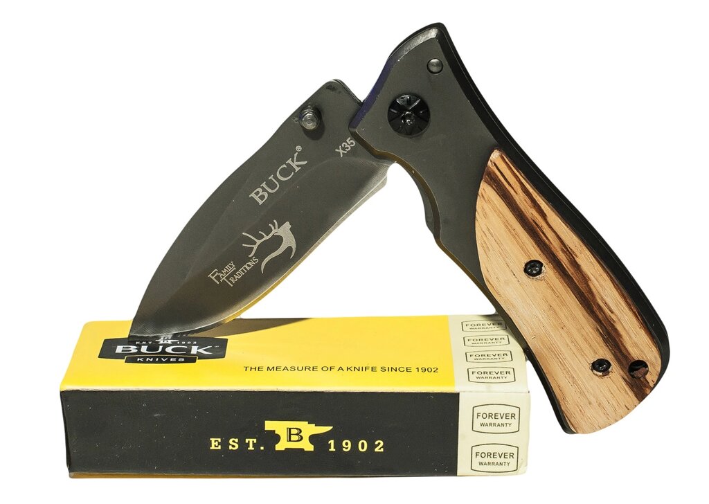 Нож складной BUCK X35, 5-14 см от компании Интернет-магазин VPROK_kz - фото 1